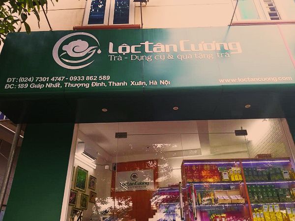 Cửa hàng trà Lộc Tân Cương tại Hà Nội