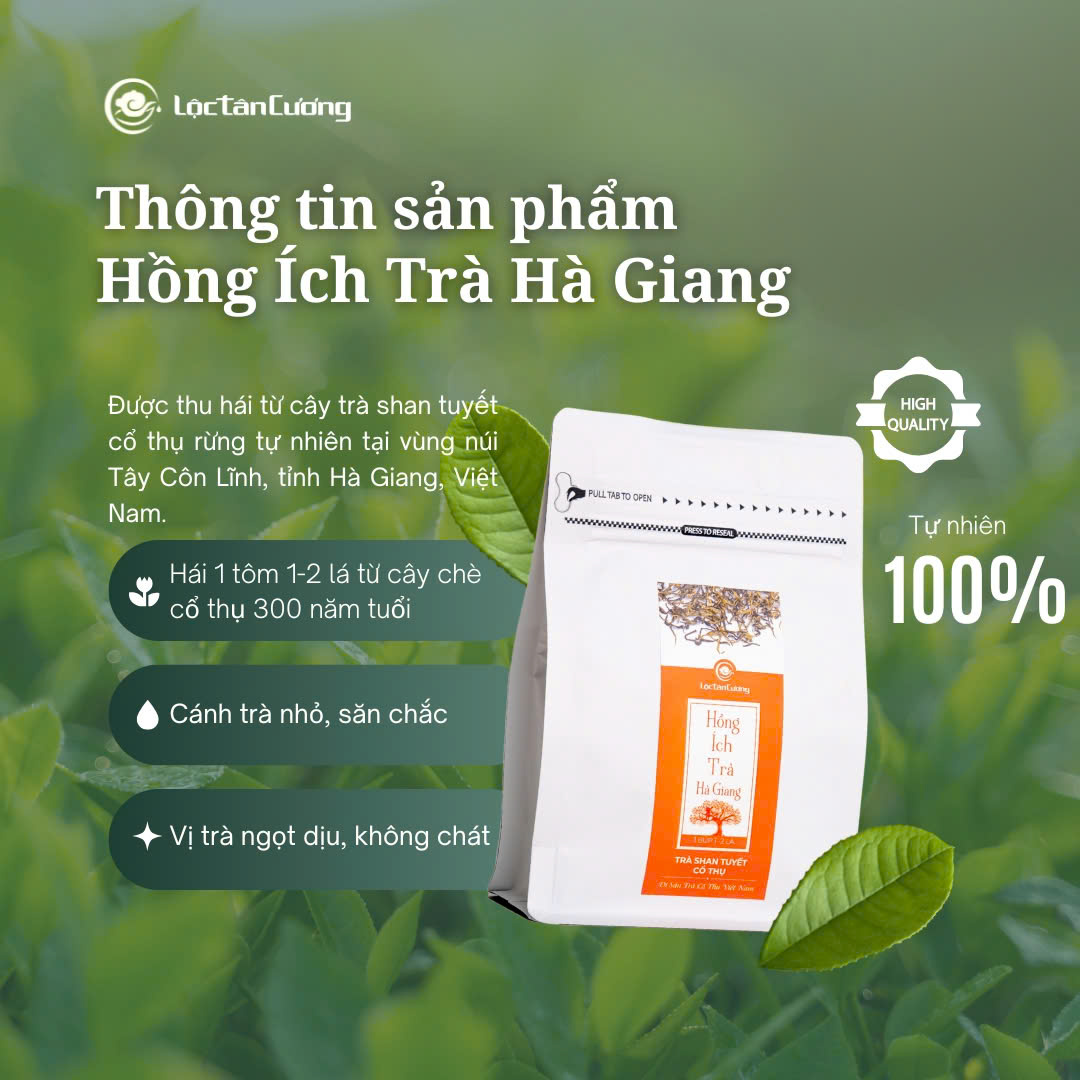 Hồng Ích Trà Hà Giang 100gr (Hồng Trà 1 tôm 1 đến 2 lá) 8 hong ich tra ha giang 100g 1910